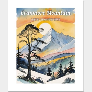 Cranmore Mountain ski New Hampshire Posters and Art